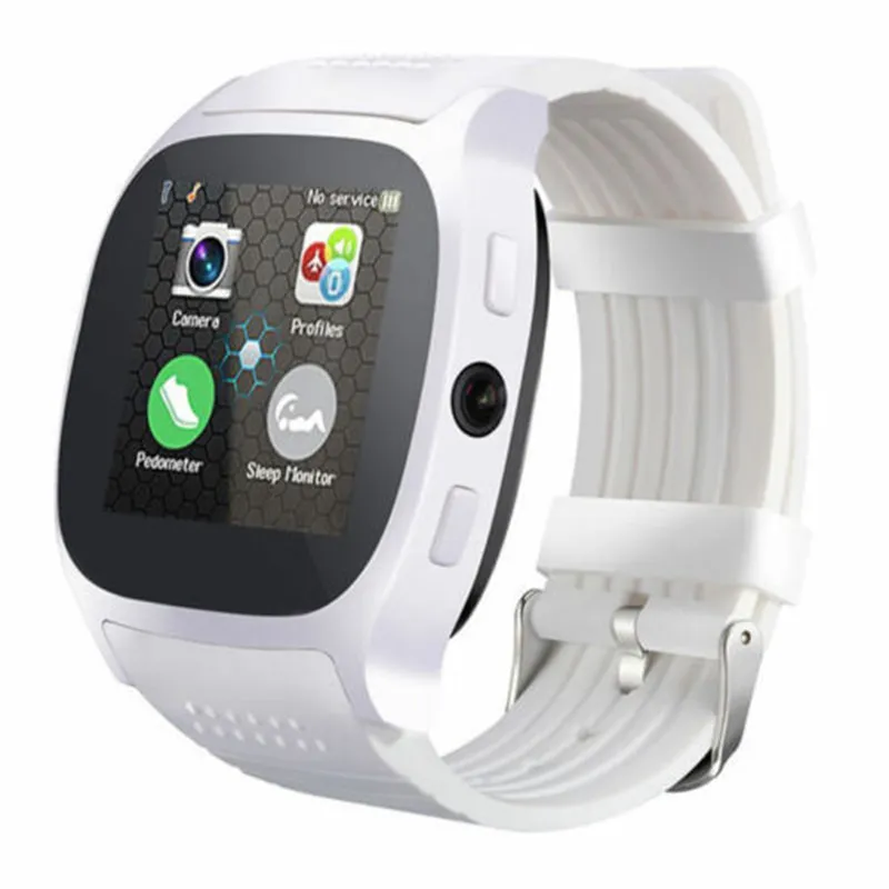 Bluetooth Smartwatch with Camera Pedometer Blood Oxygen Heart Rate Sleep Tracker Waterproof Multi Language for Android iOS