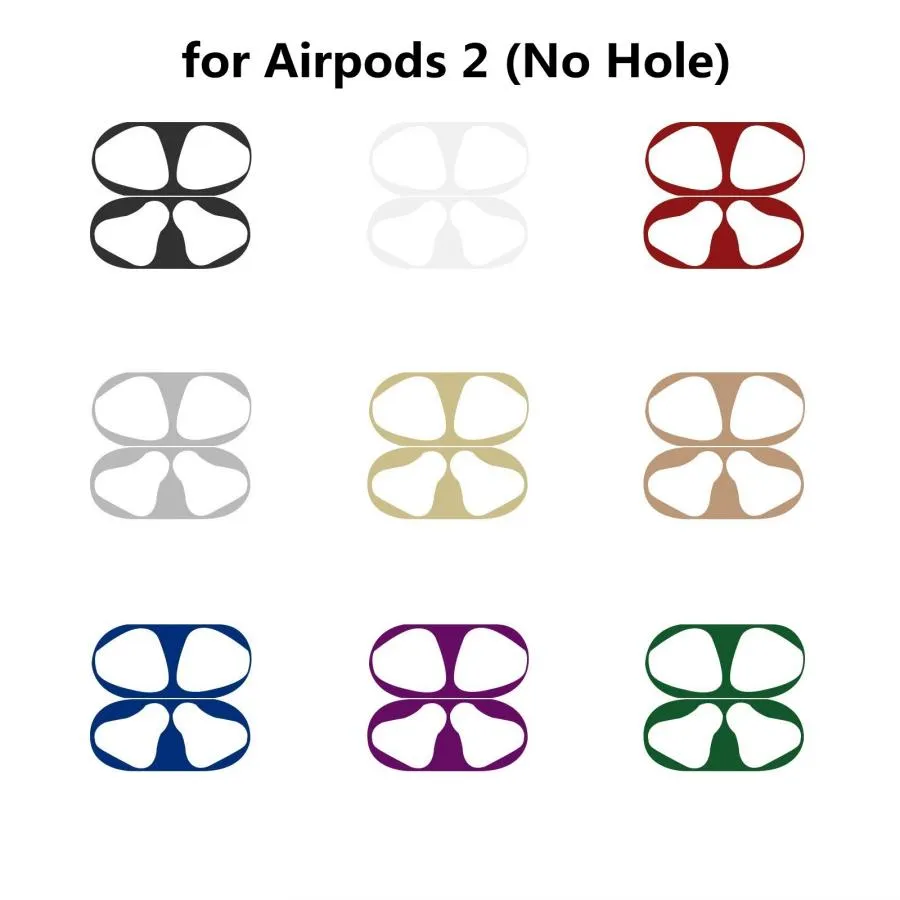 Adesivo antigraffio antipolvere per AirPods 1 2 3 Pro Pellicola protettiva per auricolari antipolvere per Apple AirPods 2 1 3 Adesivi copertura Nuovo