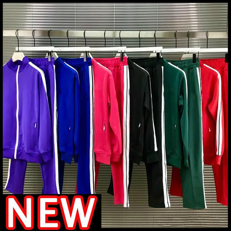 22SS Yeni Erkek Kadın Palmes Trailtsits Sweatshirts Erkekler Erkekler Ter Sit Su Takımları Man Tasarımcılar Ceket Hoodies Pants Melekler Sweatshirts Sportswear 001