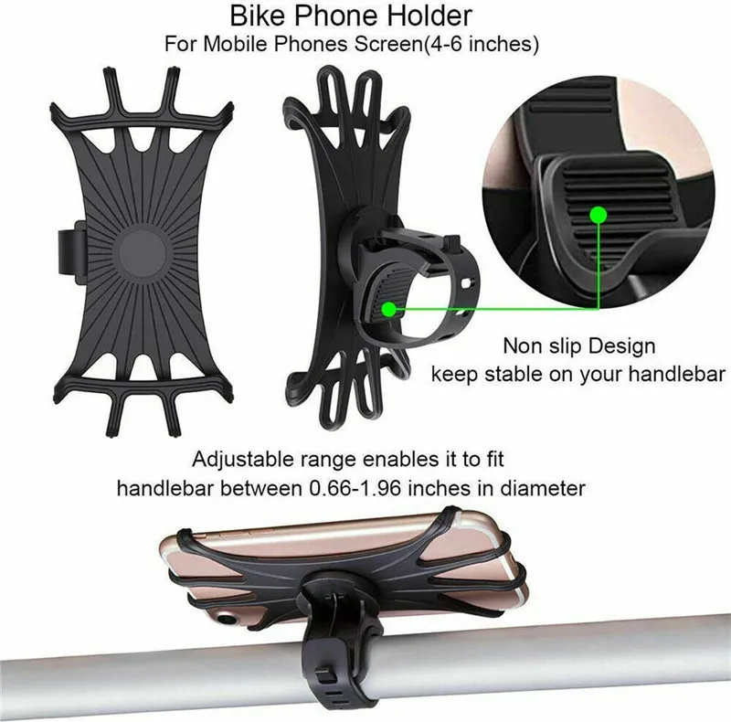 Supporto per telefono per bici elettrica in lega di alluminio con rotazione a 360° – Official