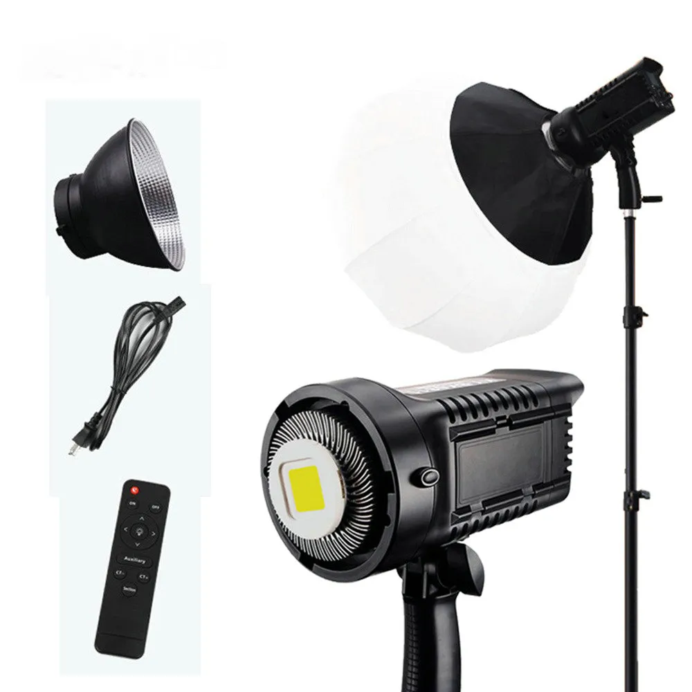 150W LED Luz de vídeo 11000lm Iluminação de fotografia com controle remoto para o YouTube VK Photo Studio Enchimento Lâmpada EU Reino Unido Plug Daylight