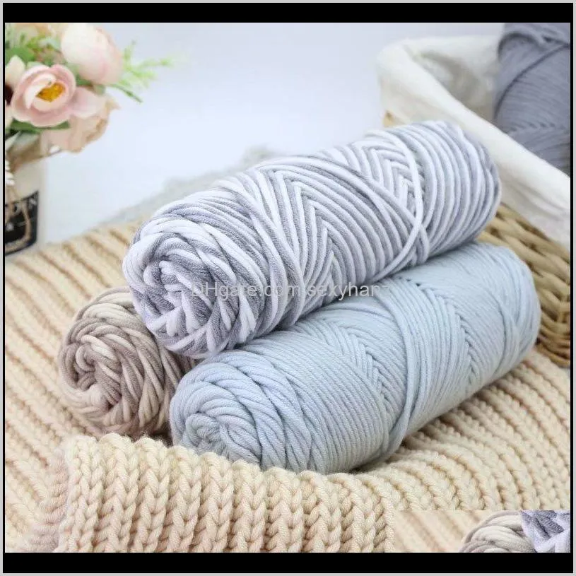 2021 ice bar coarse yarn single strand knitting hand yarn diy knitting bag yarn hand scarf line