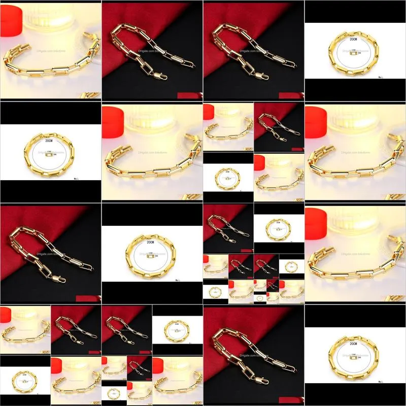 High Quality Wholesale Lowest Price The Latest Fashion 18K Gold Bracelets Best Christmas Present