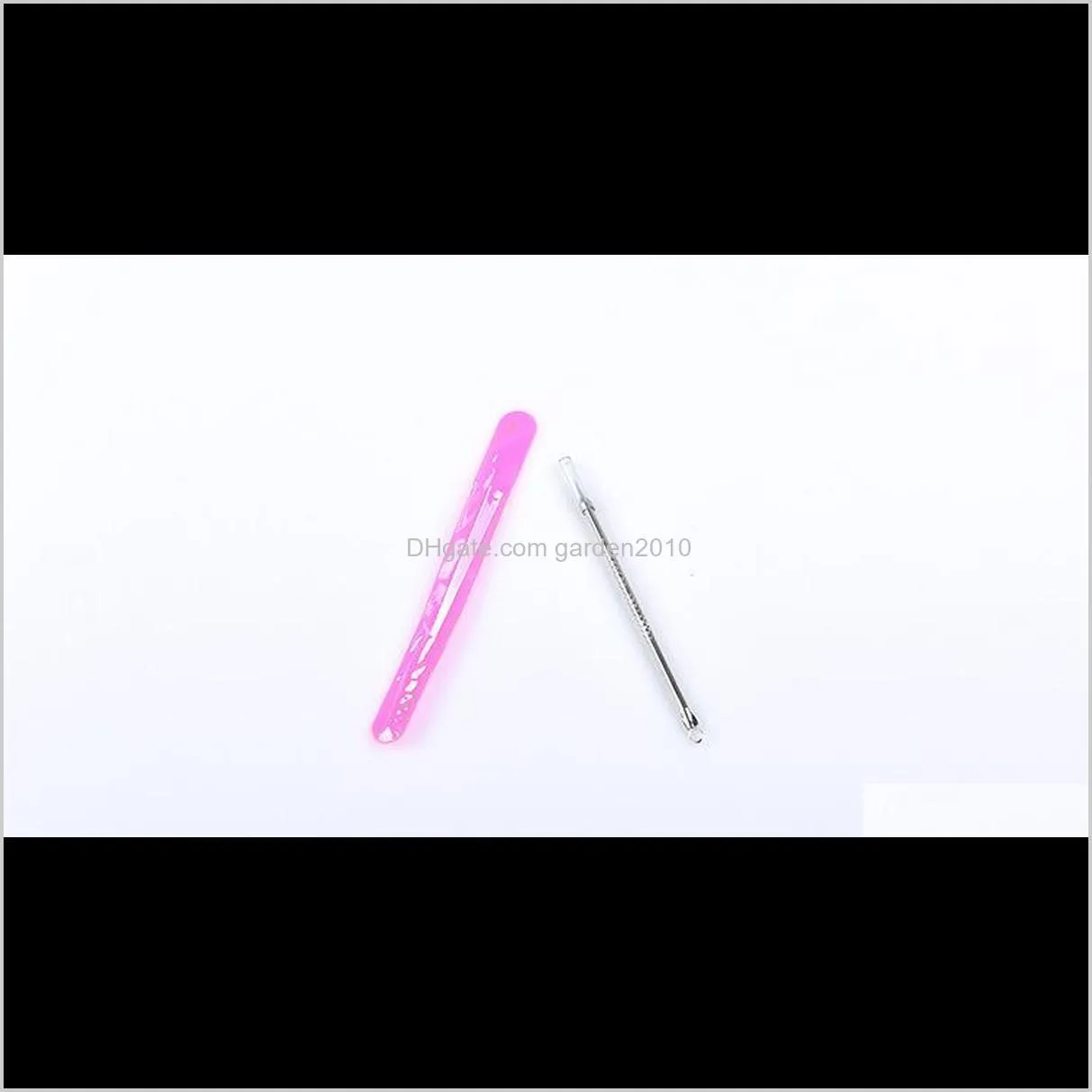 double head stainless steel acne needle acne stick blackhead needle small beauty needles with pvc bag