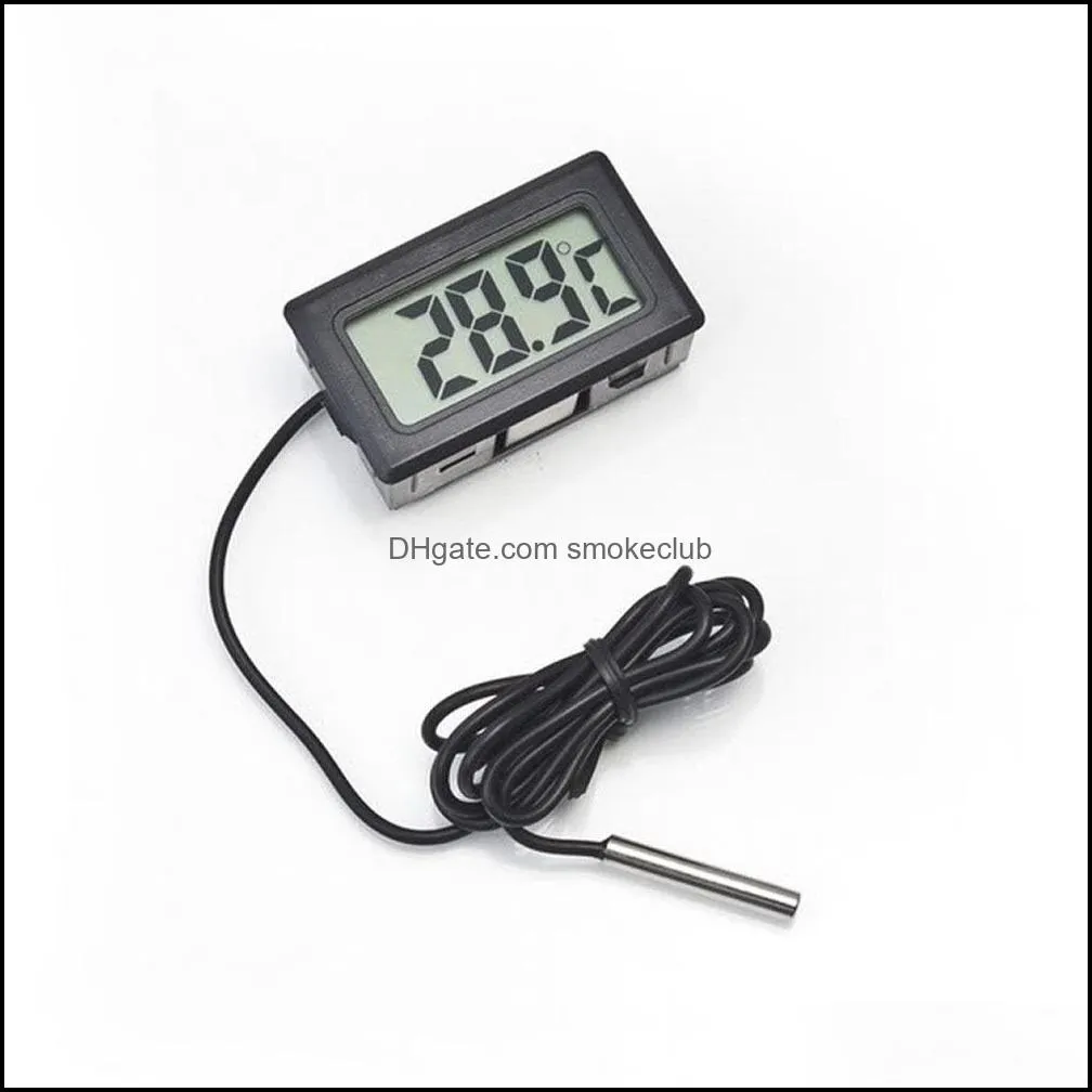 Digital LCD Display Temperature Meter Thermometer Temp Sensor W/ Probe