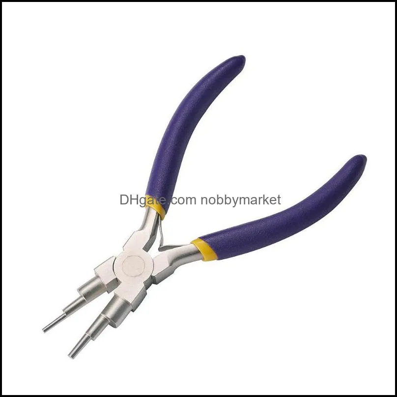 Charms Carbon Steel Round Nose Pliers DIY Nickel Iron Wholesale Hand Tools Jewelry Accessories Production Of Six