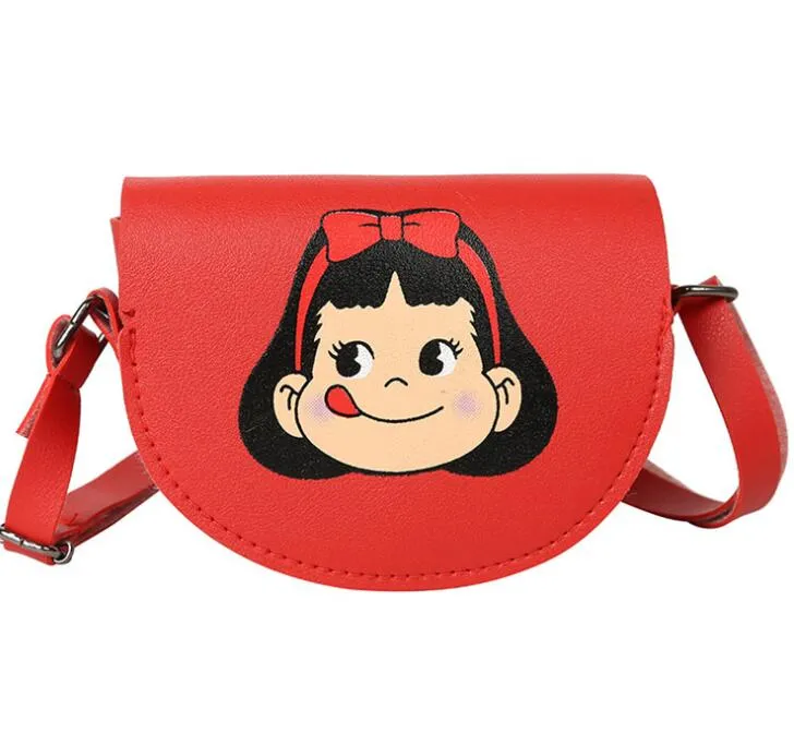 Cute child coin purse cartoon fashion studerns girls boys cross body bag mini change purses baby candise hair jewelry storage bags