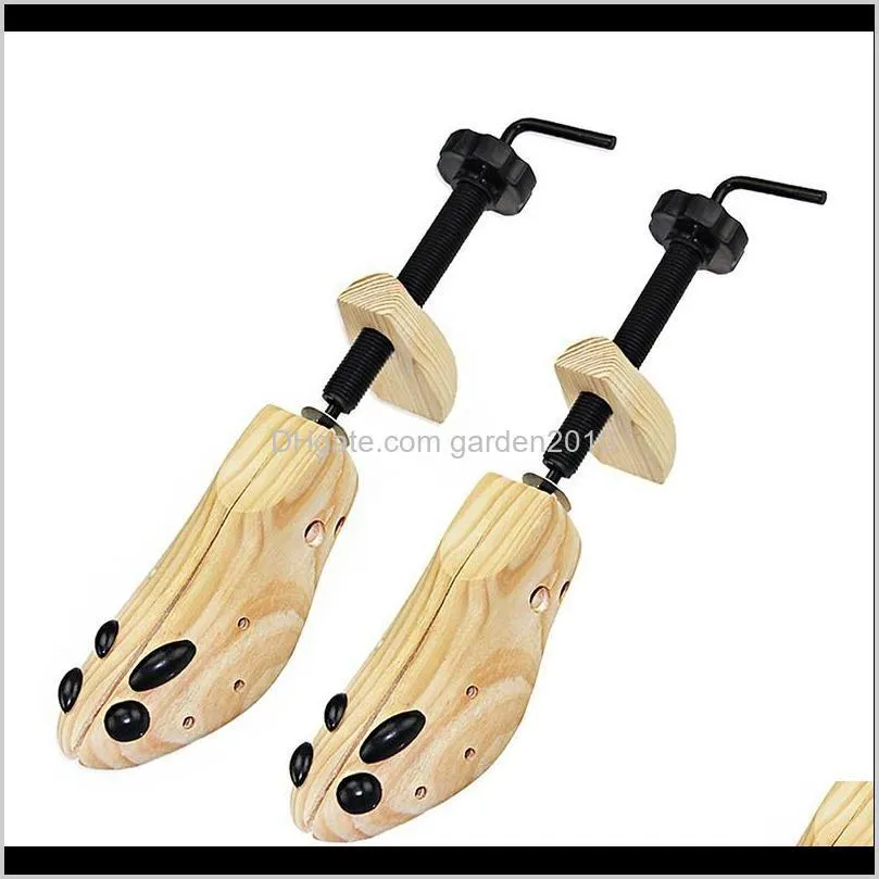 rantion shoe stretcher men women wooden shoes 1 piece tree shaper rack wood adjustable flats pumps boots expander trees s/m/l 201109