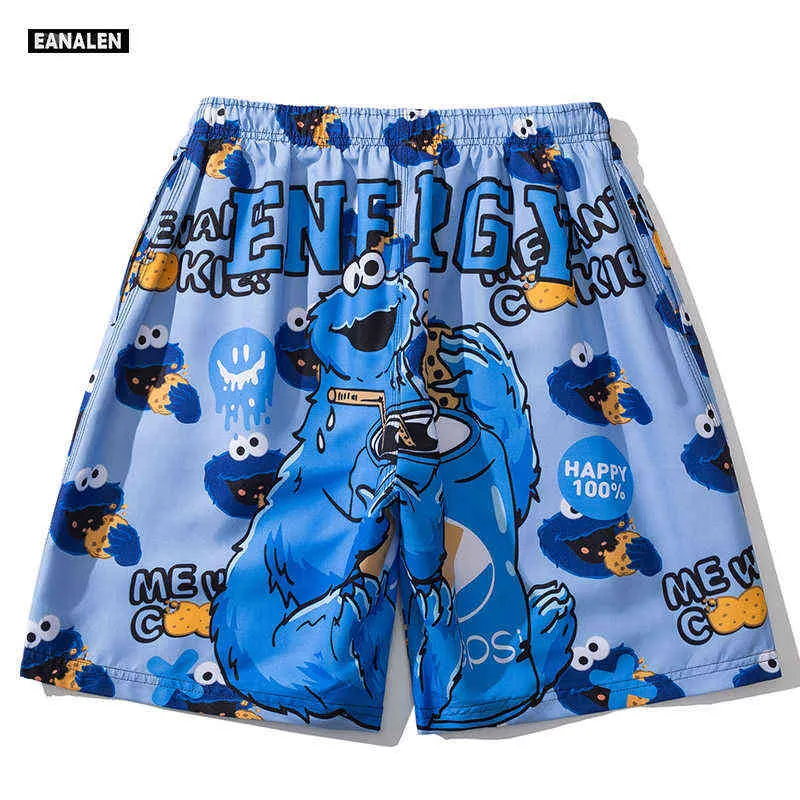 Mens Sesame Street Cartoon Running Looney Tunes Basketball Shorts 2021  Summer Beach Fitness, Surfing, And Hip Hop Style H1210 From Mengyang04,  $17.29
