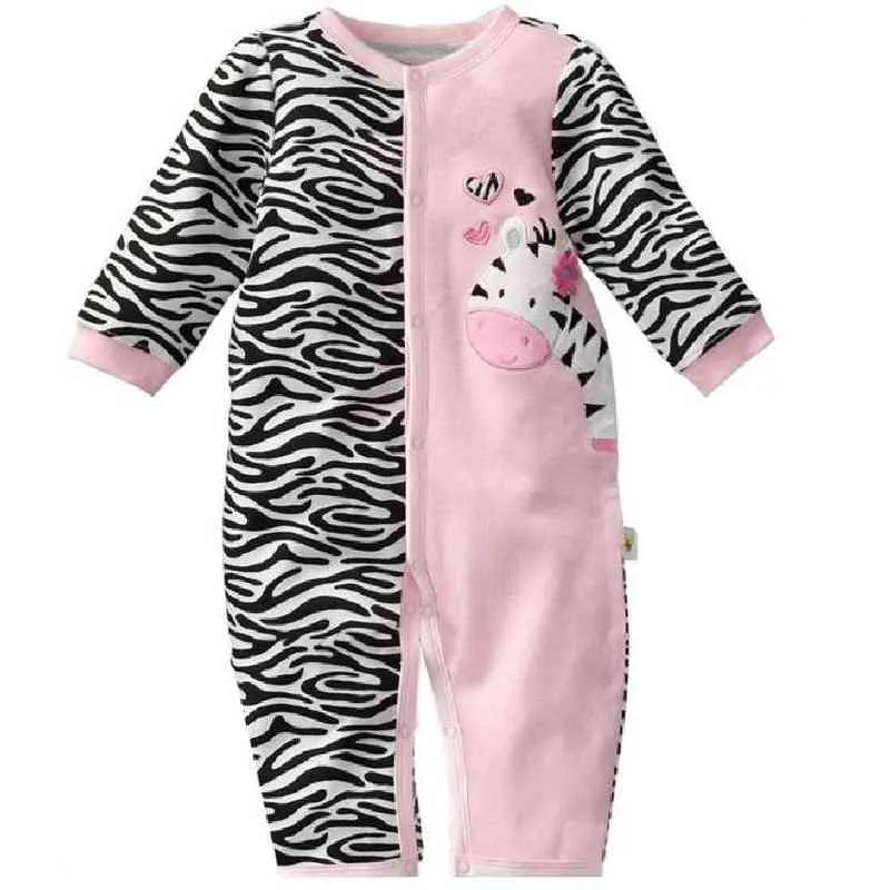 Zebra Baby Rompertjes Baby Meisjes Kleding Body Suits One-Stuk Romper Bebe Jumpsuit Pasgeboren Roupa Bebes Infantil Maanden Pyjama G1221