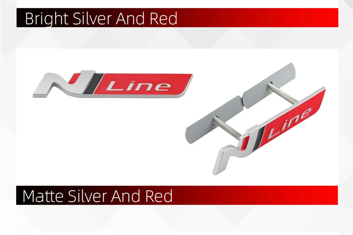 3D Metal N-Line Badge note stickers for Hyundai I30 2021 3D Metal N-Line Badge note stickers for Hyundai I30 2021