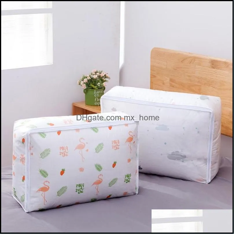 1Pc Fashion 2021 Household Items Storage Bags Organizer Clothes Quilt Finishing Dust Bag Quilts Pouch Washable Clothing & Wardrobe