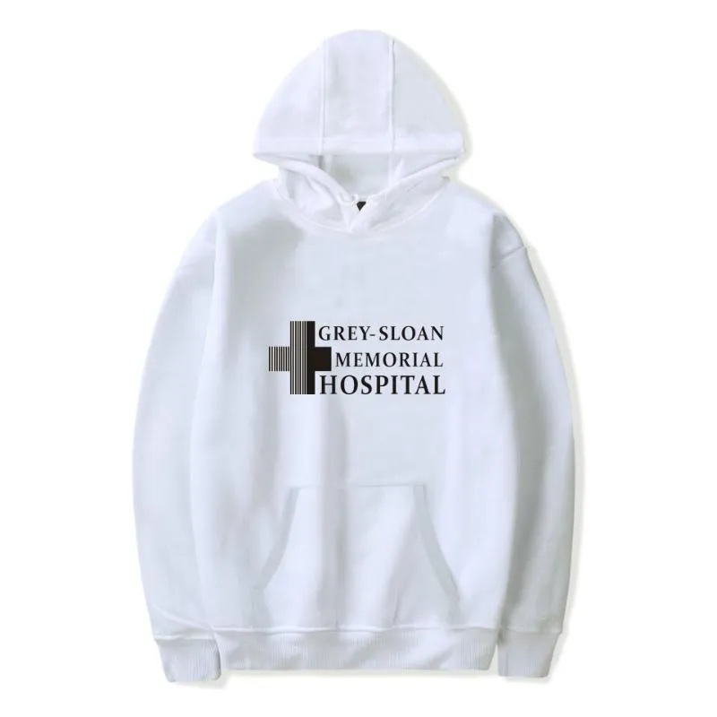 Mäns Hoodies Sweatshirts Grey's Anatomy Hoodie Män Kvinnor Hoody Sweatshirt Coat Print Tumblr Grays Presenter Fashion Casual Hooded Kläder