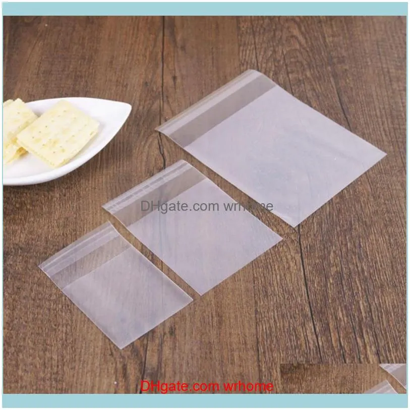 Gift Wrap 100 Pcs Caramel Candy Wrappers Clear Non-stick Cellphone For Cadies And Caramels(8x10+3cm)