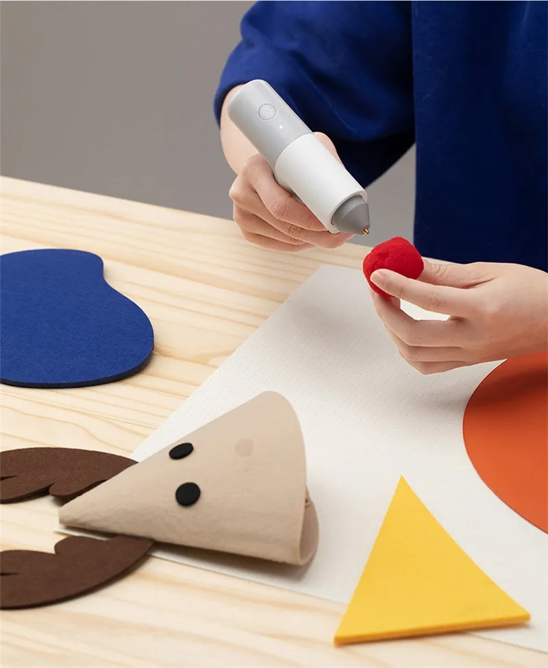 Original Xiaomi Youpin HOTO Melt Glue Gun Home DIY Tools, 4V Lithium Battery, Cordless-Glue, With Glue-Stick 125mm Hand Craft Tools
