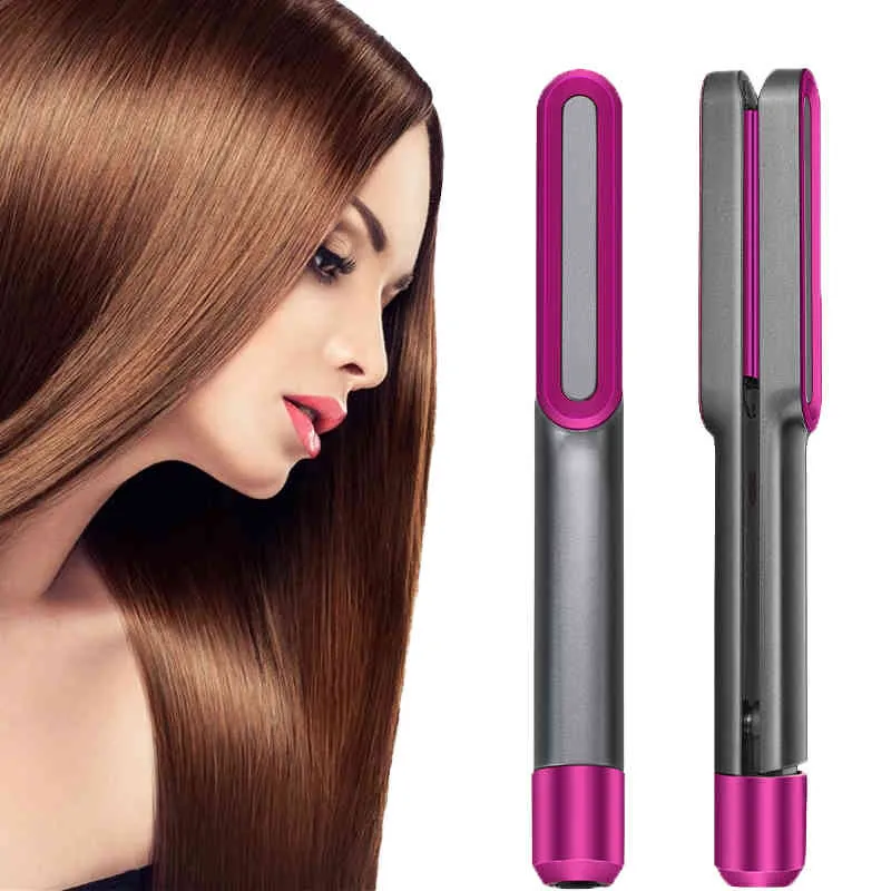 Keramische PTC-hitte 3D Drijvende Plaat 2 in 1 Stijltang en Curler Professional Flat Iron voor alle Hair Styling Tools