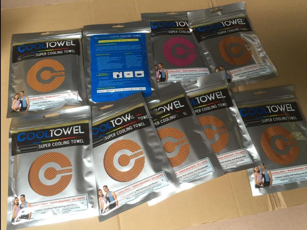 U-pick 4 Packs Serviettes de refroidissement pour le Benin