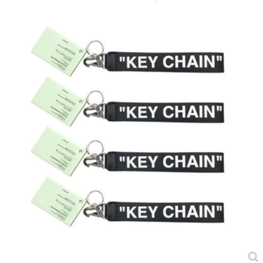 men and women Off KEY CHAIN off leather KEYCHAIN plated metal buckle decorative KEYCHAIN