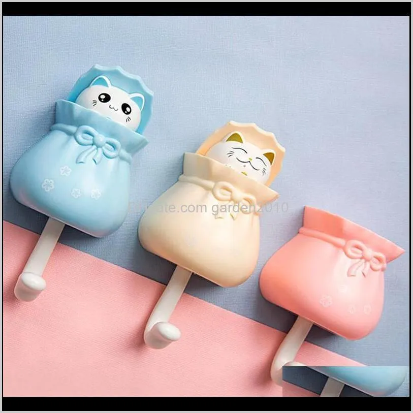 family decorative hook cartoon animal cute cat whiteboard sticker refrigerator kids gifts home decoration hook