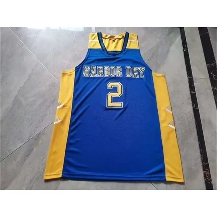 0098Rare basketbal jersey mannen jeugd vrouwen vintage # 2 havendag gianna middelbare school fadeaway shot college maat S-5XL Custom Elke naam of nummer