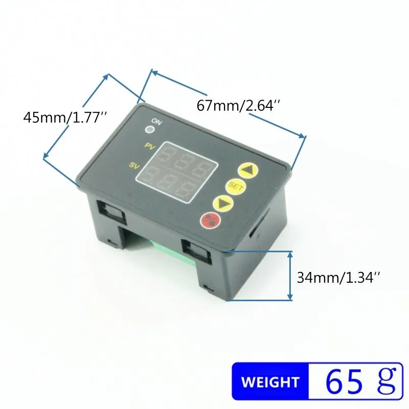 Timers T2310 Normally Open Microcomputer Time Controller 12V 24V 110V 220V LED Digital Display Delay Relay Switch