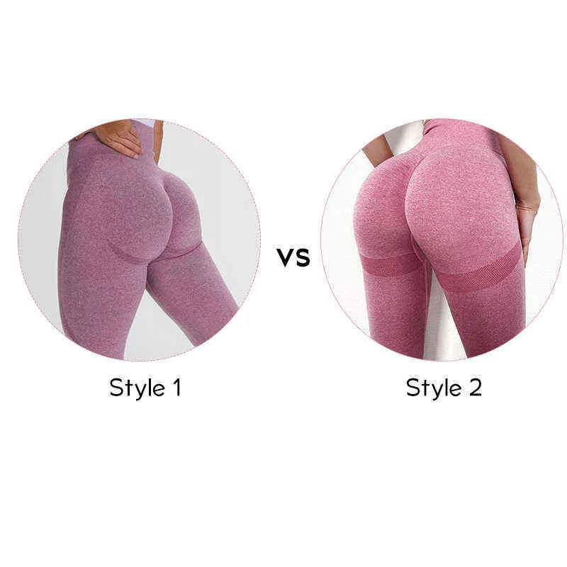 NORMOV Seamless High Waist Bubble Butt Push Up Seamless Gym Leggings For  Women Perfect For Fitness, Running, And Sports 211204 From Long01, $12.21