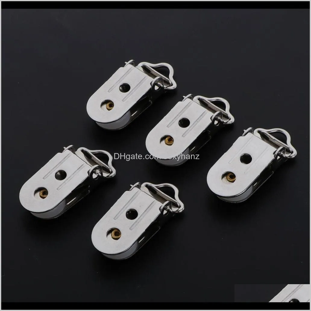 5 pieces pacifier suspender holder clip strap clips diy sewing craft loop