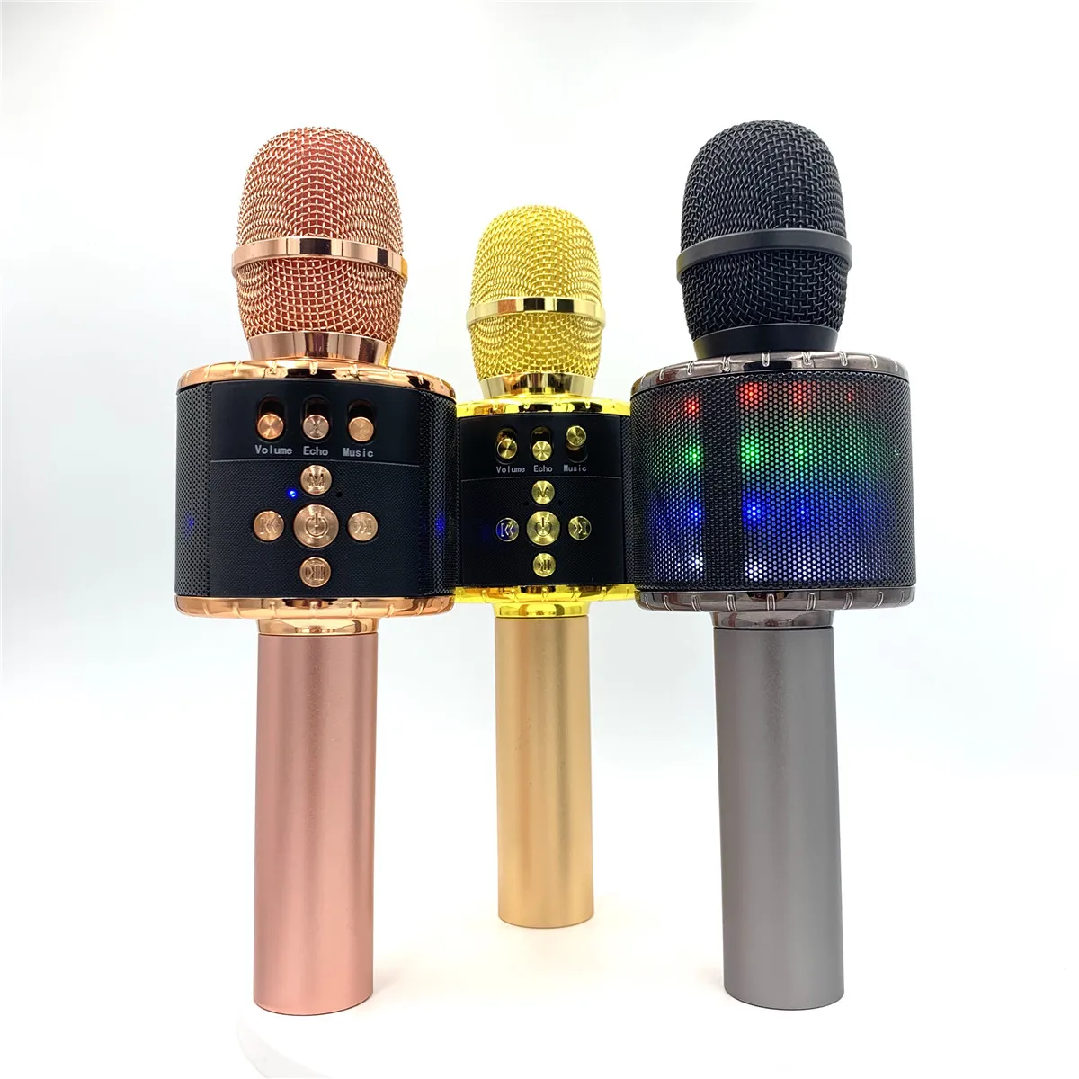 Microphone With Led Wireless Microphones With LED Lights D18 Portable... From Elainestore ...