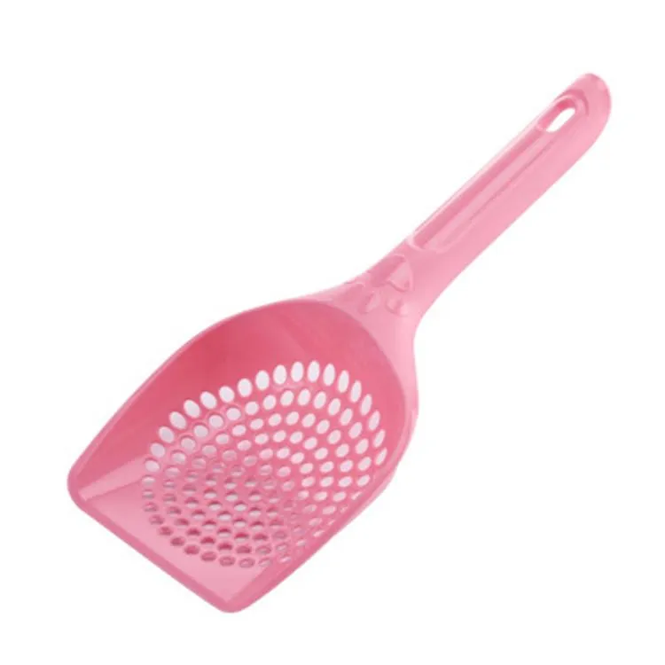 Plastic Cat Litter Scoop Pet Care Sand Waste Scooper Shovel Hollow Cleaning Tool Hollow Style Lightweight Durable Easy to Clean w-01333