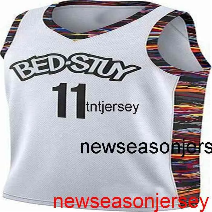 Billiga anpassade Kyrie Irving #11 2019-20 Swingman Jersey Stitched Herr Women Youth XS-6XL baskettröjor