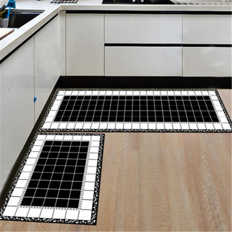 2pcs/set Large Alfombra Mats In Kitchen Bathroom & Kitchen Carpet Bathroom Carpet For Toilet WC Mat Bedroom Rugs For Decoration 210622