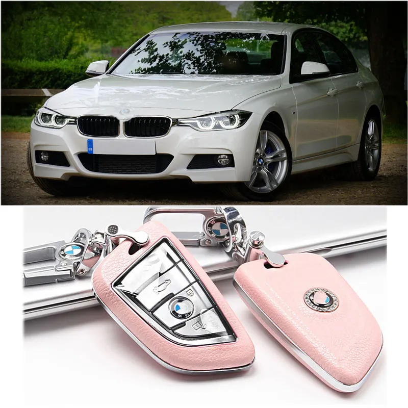 Couvre de protection des touches de véhicule Écoute des touches en cuir pour BMW 5 Series 3 série 1 série 320li x3 x1 x2 x5 x6 530 touches Shell Car accessoires