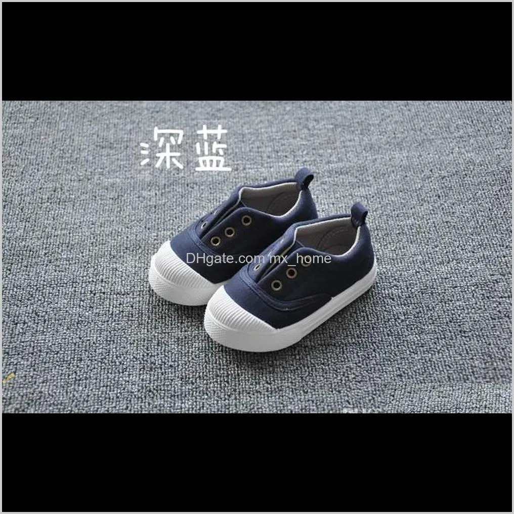 autumn korean style thicken canvas colorful toddler baby shoes first walker shoes for 1-4t vintage children casual shoes b3704