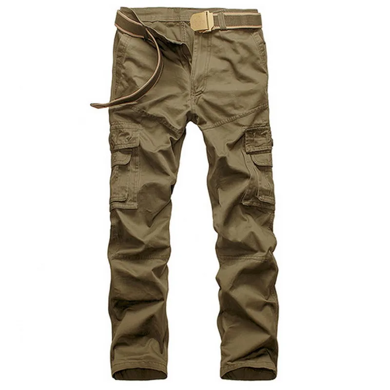 Pantaloni cargo uomo Europa Pantaloni casual americani sei tasche 4 colori 9 taglie cintura in vita disponibile da extra 277V
