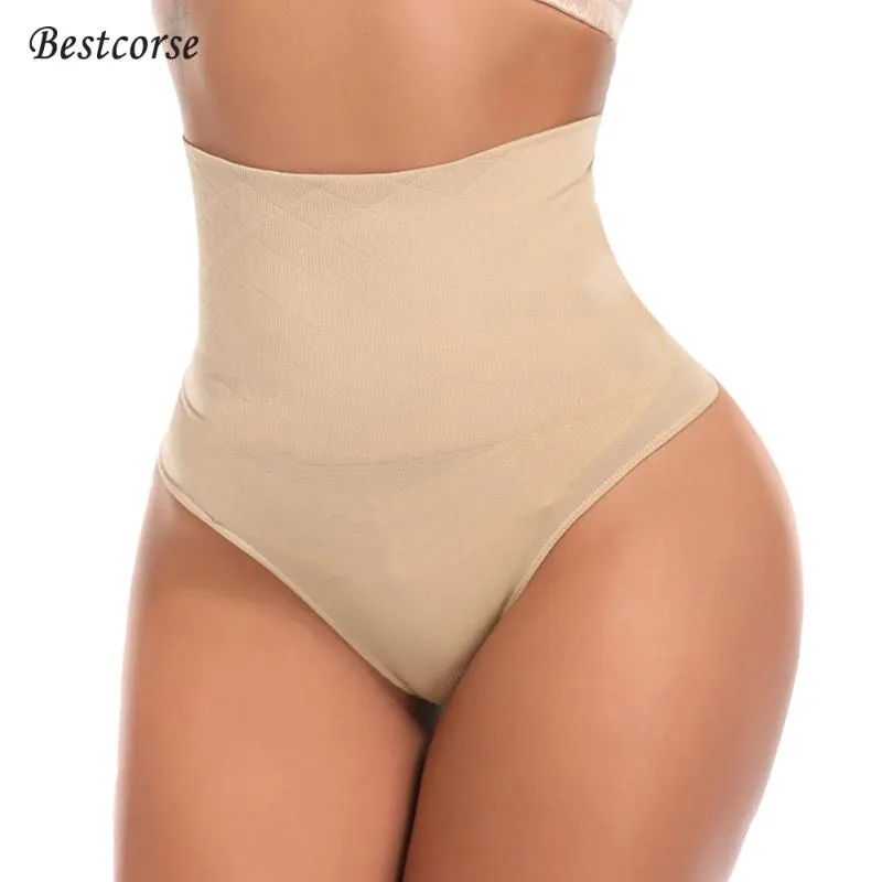 Womens High Waist Thong Tummy Shaper Seamless Thong Slimming Panties For  Underwear, Culotte Gainante Ventre Plat Tanga Shapewear From Yuexianren,  $17.99