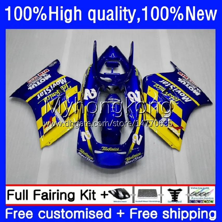 Verkortingsset voor SUZUKI 250CC RGV250 SAPC VJ21 RGVT250 Lichaam 31NO.7 MOVISTAR BLAUW RGVT-250 RGV-250 VJ22 88 89 90 91 92 93 RGVT RGV 250 1988 1989 1990 1991 1992 1993 Carrosserie