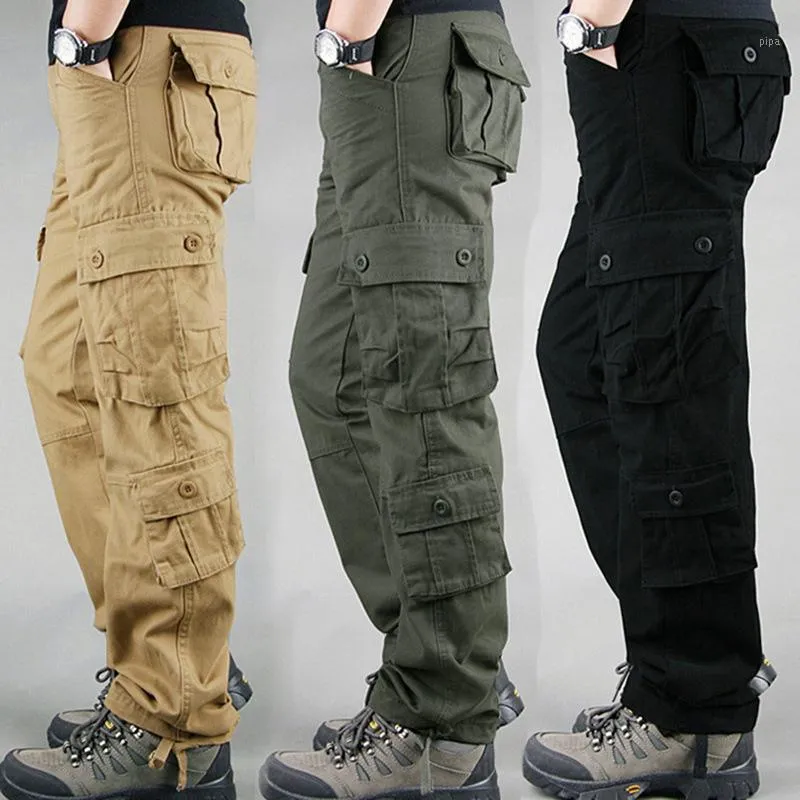 Womens Military Cargo Pocket Combat Trouser Outdoor Army Casual Pants Loose  Fit
