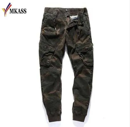  High Quality Mens Military Cargo Pants Multi-pockets Baggy Men Joggers Camouflage Pants Casual Trousers Overalls Army Pants