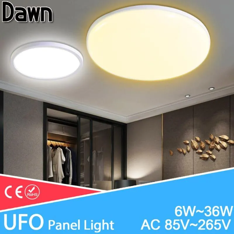 Deckenleuchten LED-Licht 36W 24W 18W 13W 9W 6W AC 85-265V Lampe Panel Oberfläche modern für Wohnzimmer