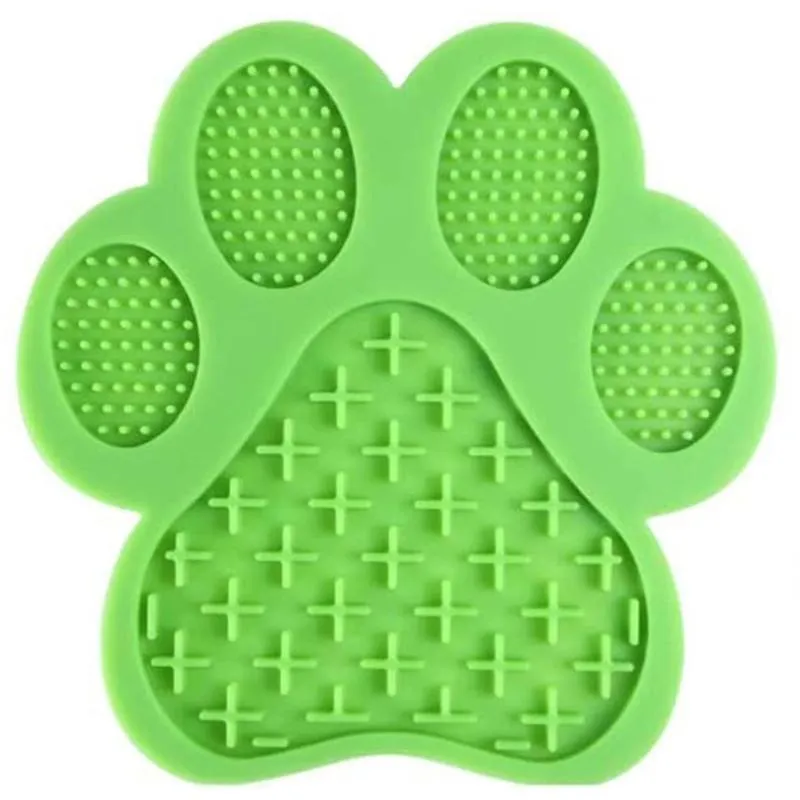 Cat Bowls & Feeders Dog Lick Pad Licking Silicone Material Leak Mat With Suction Cups Pet Product Feeder