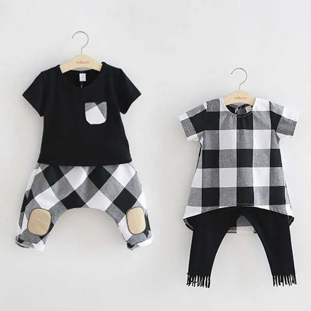 -fashion-Brother-sister-Clothes-Summer-New-Children-Lattice-Short-Sleeve-Shorts-Suit-Boy-Girls-Clothing.jpg_640x640