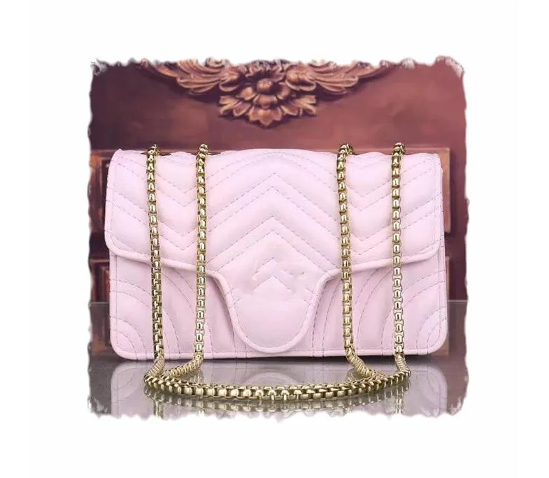2022 브랜드 디자이너 패션 통근자 어깨 가방 캐주얼 메신저 가방 간단한 다이아몬드 체인 여성 핸드백 크리스마스 선물의 한국어 버전