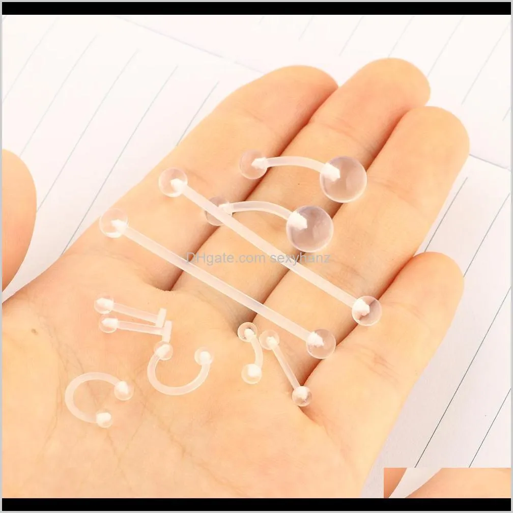 Clear sales lip jewelry