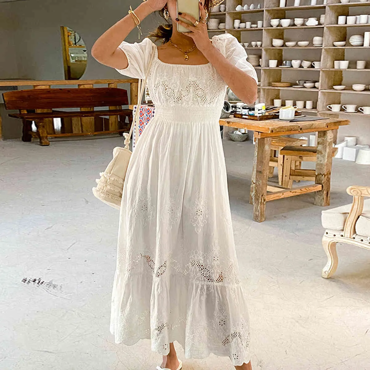 elegant short mother of the groom dresses Mondressy Mother of The Bride Dresses Satin A-Line Round Neck Short Sleeves Formal Wedding Guest Party Dress with Lace Appliques