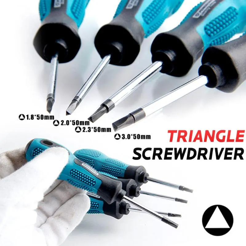 Ferramentas manuais Triangle Screwdriver Set 1.8 / 2 2.3 3mm TPR Pega para Elétrica em estoque