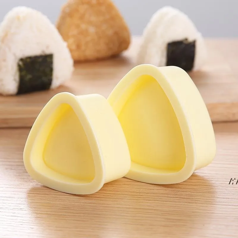 Baking Moulds Big And Small Triangular Rices Ball Molds Sushi Mold Children's Rice Bento DIY Seaweed Laver Rice With Spoon BBB14538