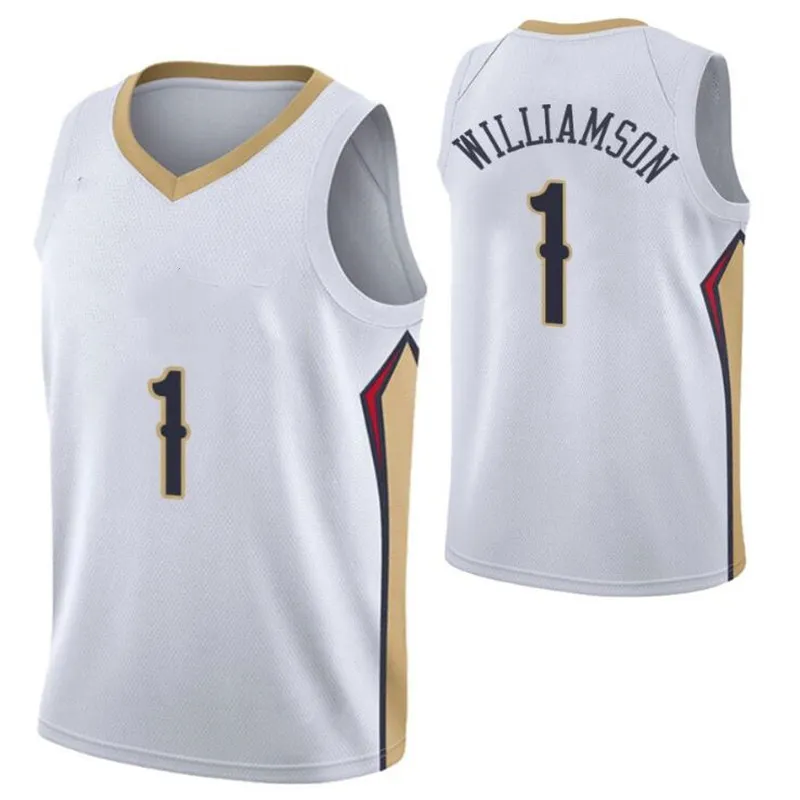 Maillot homme Zion 1 Williamson Anthony 12 Edwards Karl-Anthony 32 villes basket-ball