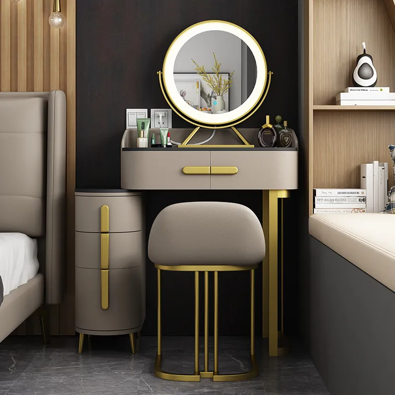 Furniture 1112 Italian Small Family Light Luxury Dressings Tables