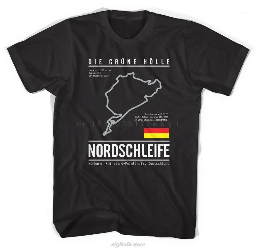 Camisetas para hombres Camiseta de Nurburgring, Race, F1, Pista, Alemania, Tamaño Unisex, S-5XL