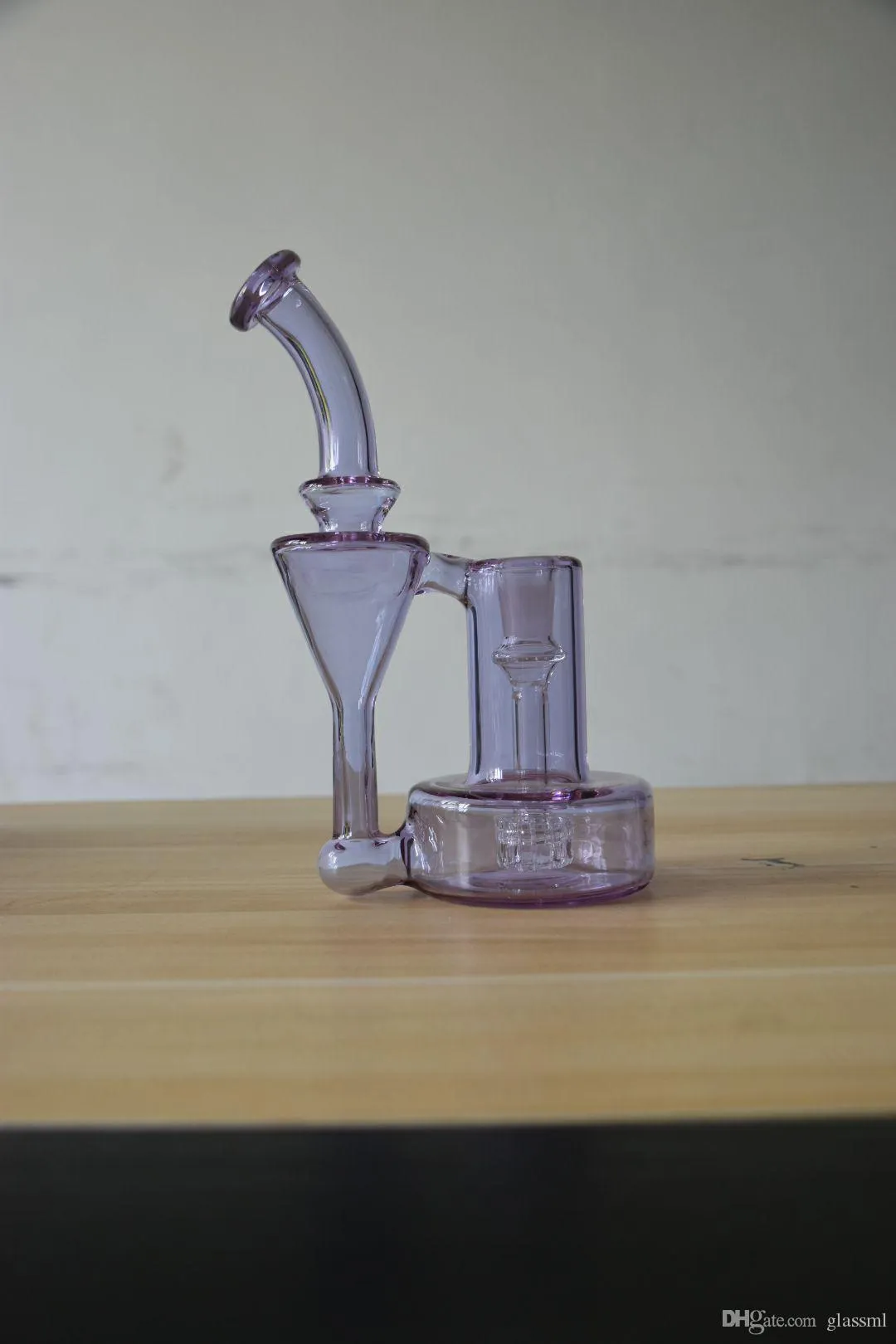 purple RBR Glass hookah oil rig bong, 14mm joint factory direct sales welcome to order